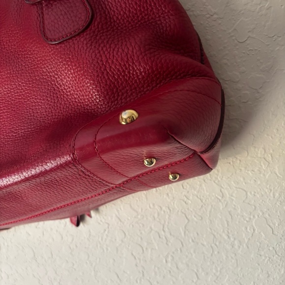 Dolce & Gabbana | Women's Red Leather Shoulder Bag - Picture 9 of 15